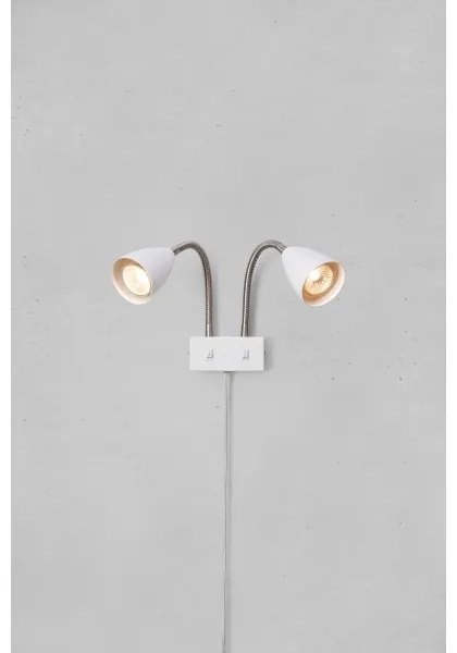 Markslöjd 108900 - CIRO fali spotlámpa 2xGU10/7W/230V fehér