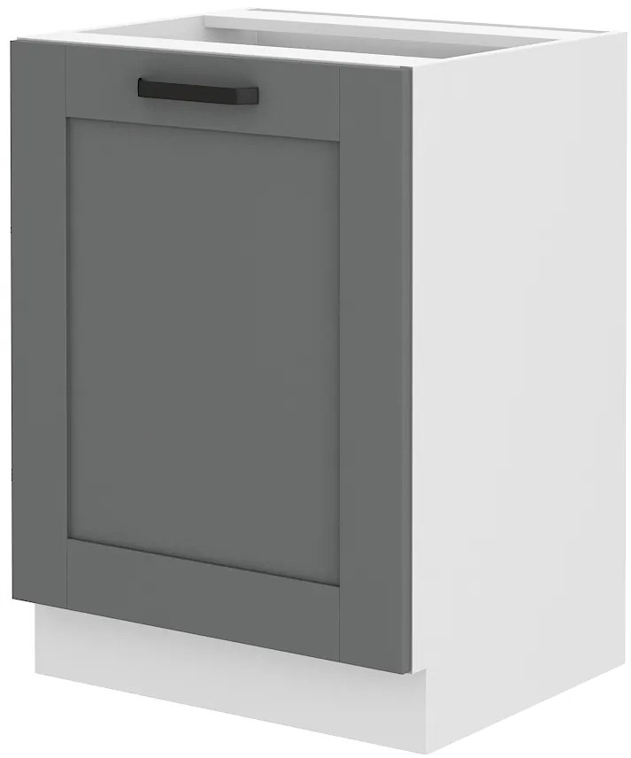 Alsó konyhaszekrény Lucid 60 D 1F BB (dustgrey + fehér). 1045535
