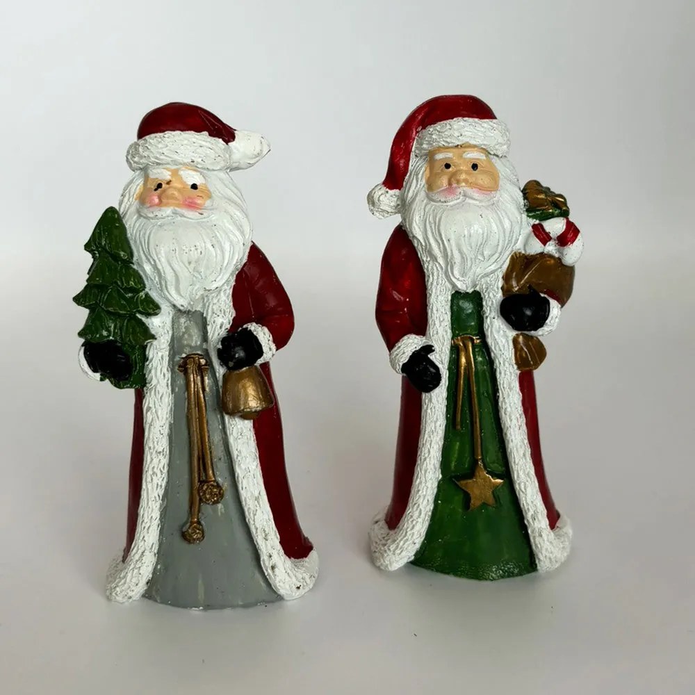 Mikulás poly figura 2 féle 10 cm