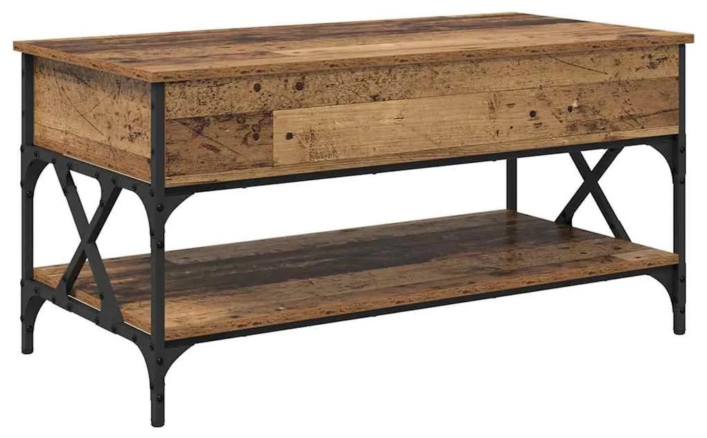 Dohányzóasztal Öreg fa 100 x 50 x 50 cm Faanyag