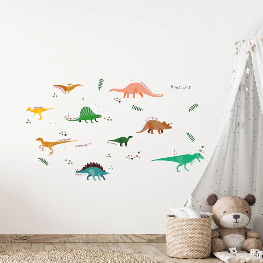 Falmatrica "Dinoszauruszok 4" 58x67cm