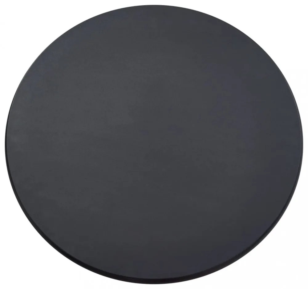 fekete MDF bárasztal 60 x 107,5 cm