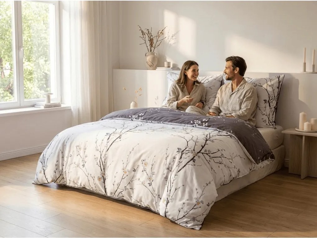 Mikroszálas flanel ágyneműhuzat PAVUNI fehér Ágyneműhuzat mérete: 70 x 90 cm | 140 x 200 cm