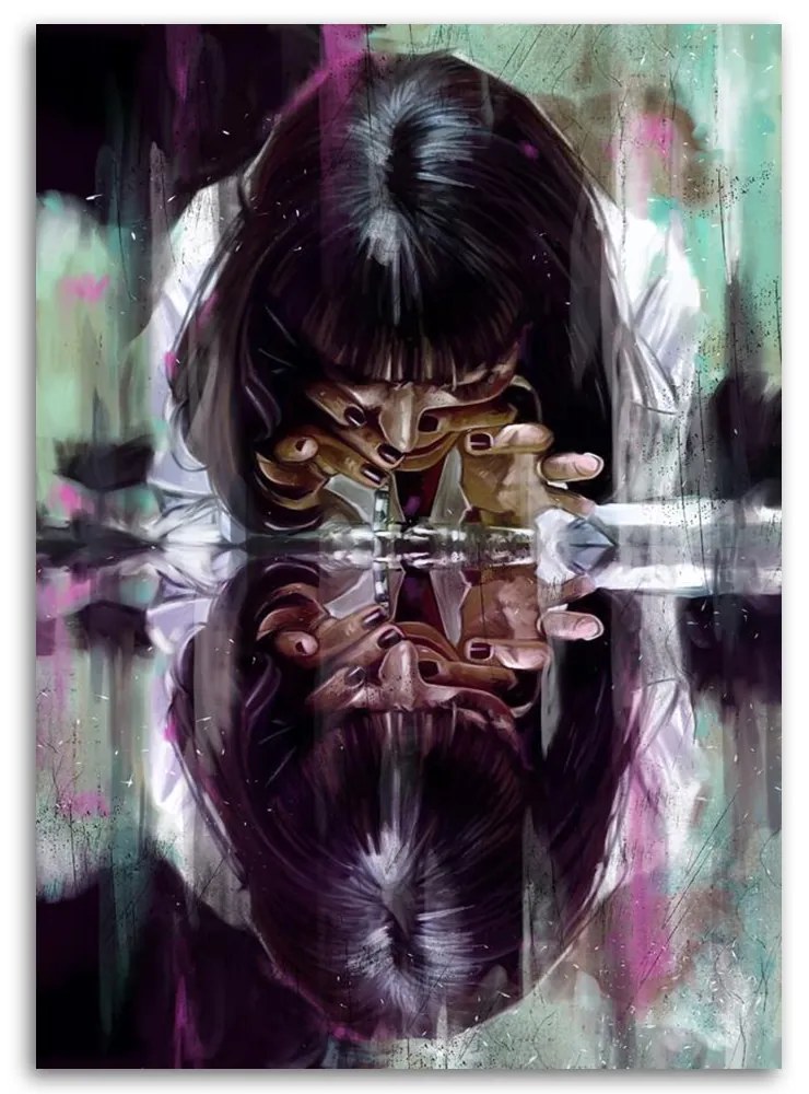 Gario Vászonkép Pulp Fiction, Mia Wallace - Dmitry Belov Méret: 70 x 100 cm
