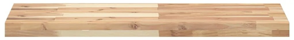 3 db kezeletlen tömör akácfa függőpolc 100 x 30 x 4 cm