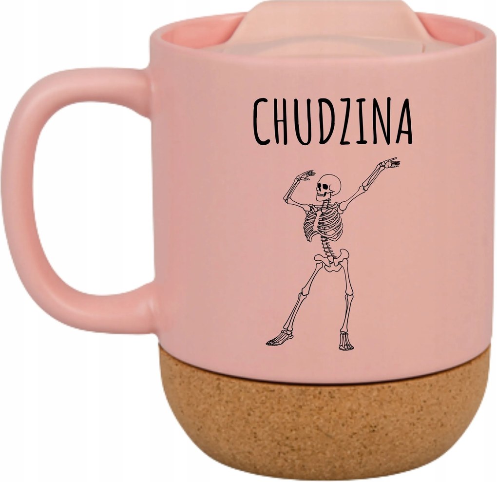 Rózsaszín Bögre Parafa Vicces Ajándék Vékony