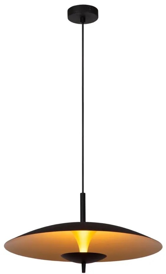 Lucide 30461/09/30 - VULCAN LED/9W/230V állítható fekete függeszték