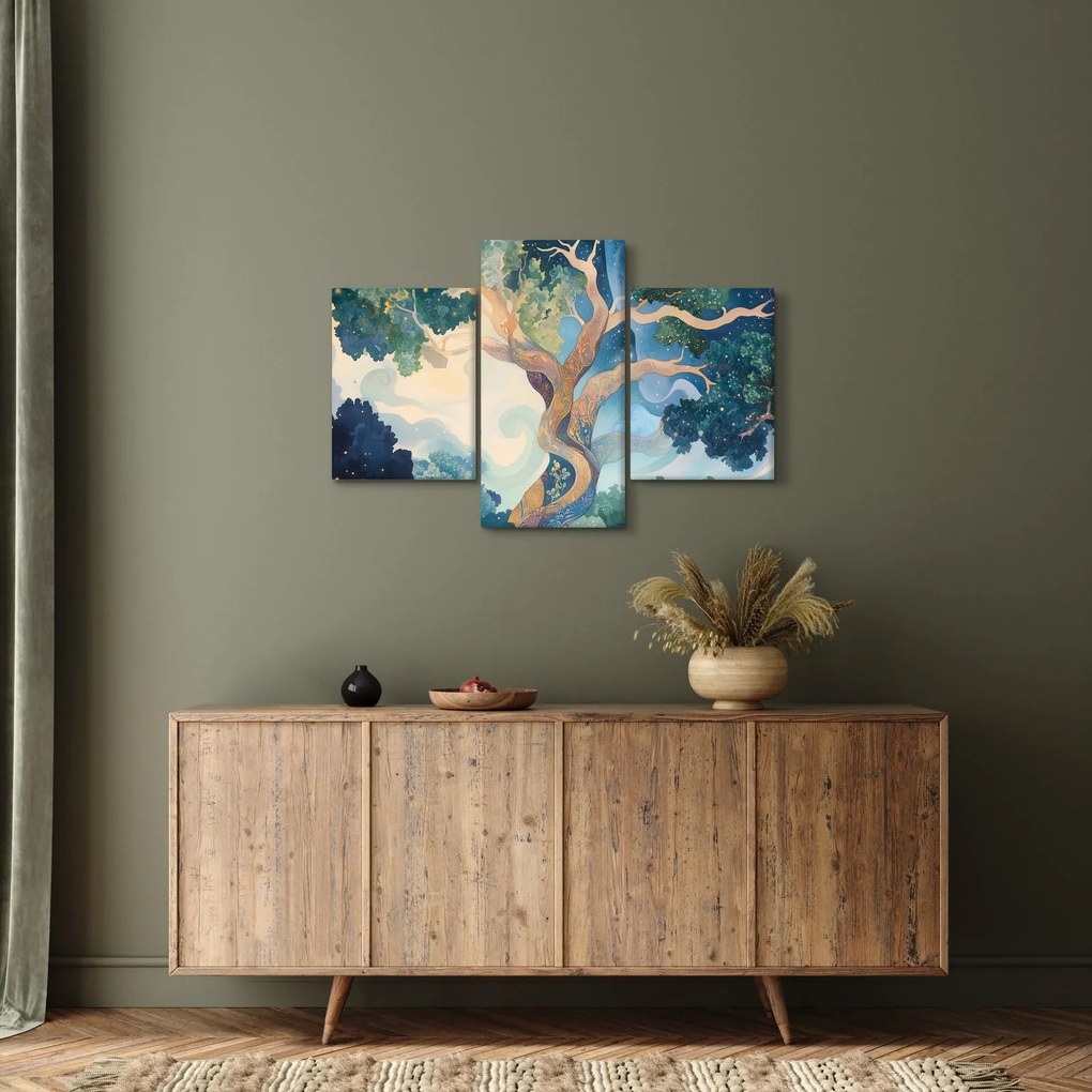 Kép – Kozmikus fa (90x60 cm)