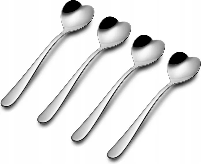 Alessi Big Love Kávéskanál 4 db-os szív