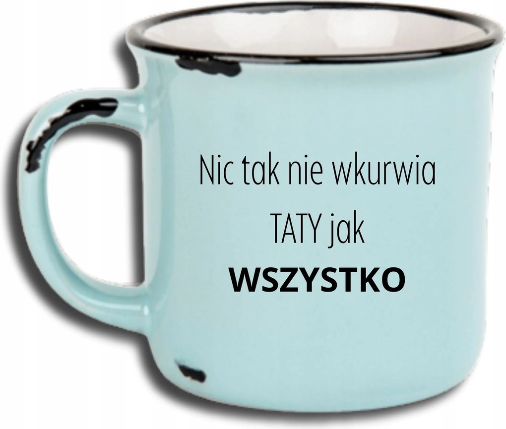 Bögre Kék Retro Vicces Ajándék Apák Napja Semmi Sem Idegesíti Annyira Apát