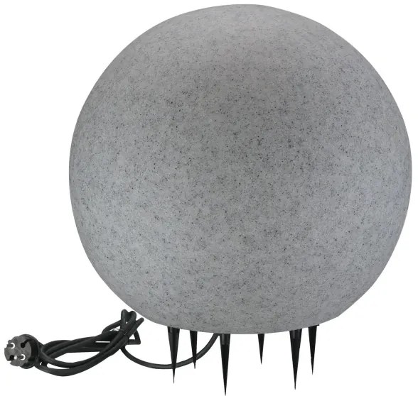 Kültéri lámpa ARGENTO 1xE27/15W/230V átm. 50 cm IP65 szürke