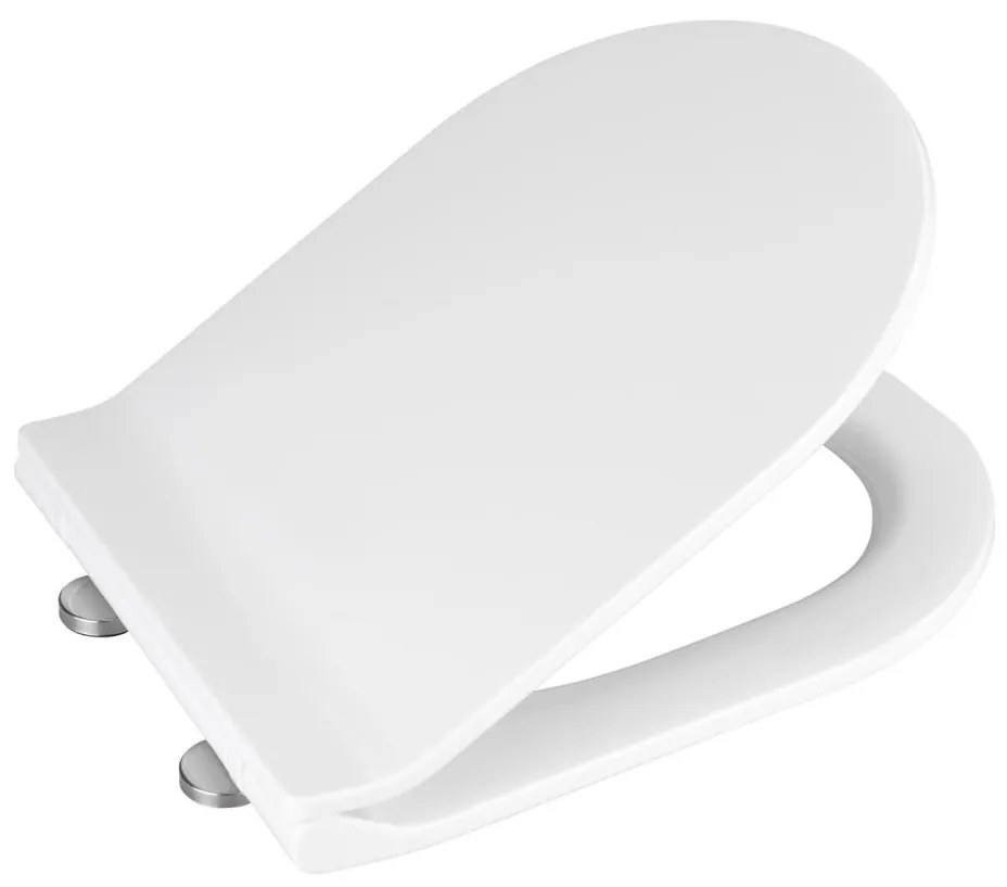 WENKO 22415100-WC-ülőke HABOS 46x36 cm fehér/ezüst