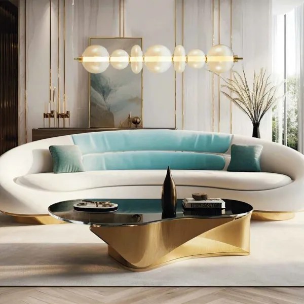 LED Csillár zsinóron DAPHNE LED/40W/230V arany