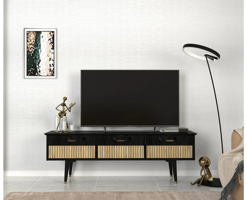 TV asztal/szekrény Boleo TV (fekete). 1108183