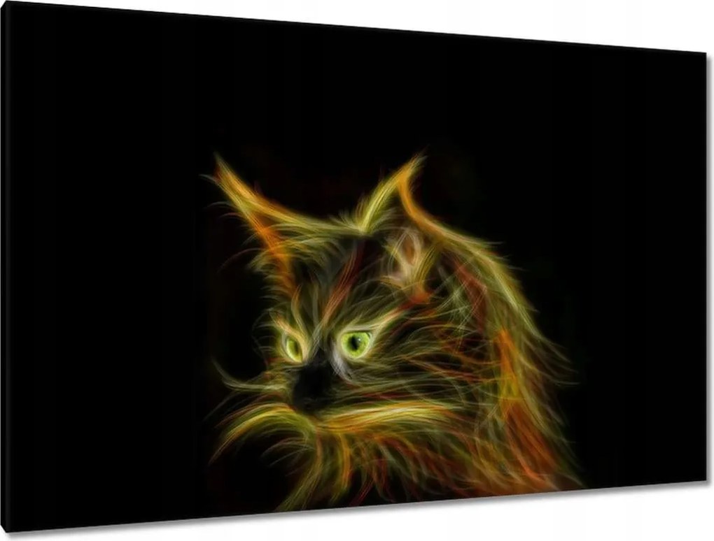 Vászonkép 120x80 A földöntúli macska