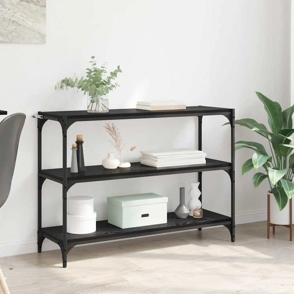 Könyvespolc Musta tammi 100 x 33 x 71 cm Faanyag
