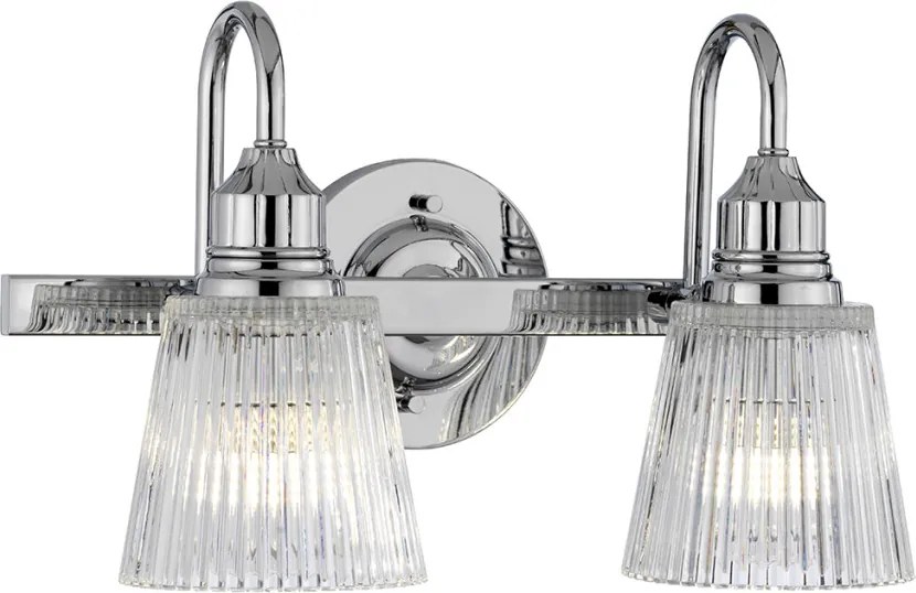 Quintiesse ADDISON QN-ADDISON2-BATH Fali lámpa 2x3,5W/G9 3000K 640LM IP44