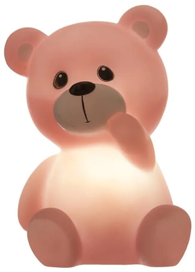 LED gyermek éjjeli fény TEDDY 10x13,5 cm - több színben Szín: Rózsaszín