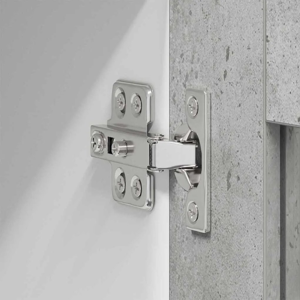 Függő szekrény Riga 2 pcs Beton Szürke 60 x 31 x 40 cm Faanyag