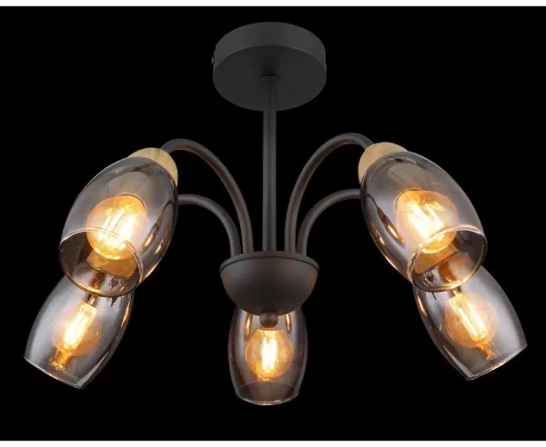 Globo 60297-5D - Csillár rúdon GERLY 5xE14/25W/230V