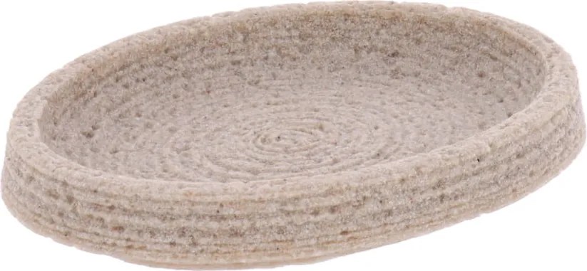 Fürdőszobai szappantartó homok kötél ovális stílusos szappantartó