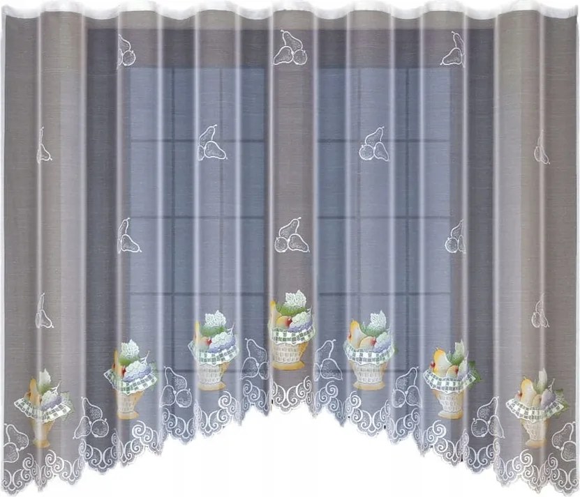 Mg Függöny 21949 Konyha színes 300x145 pol szalaggal