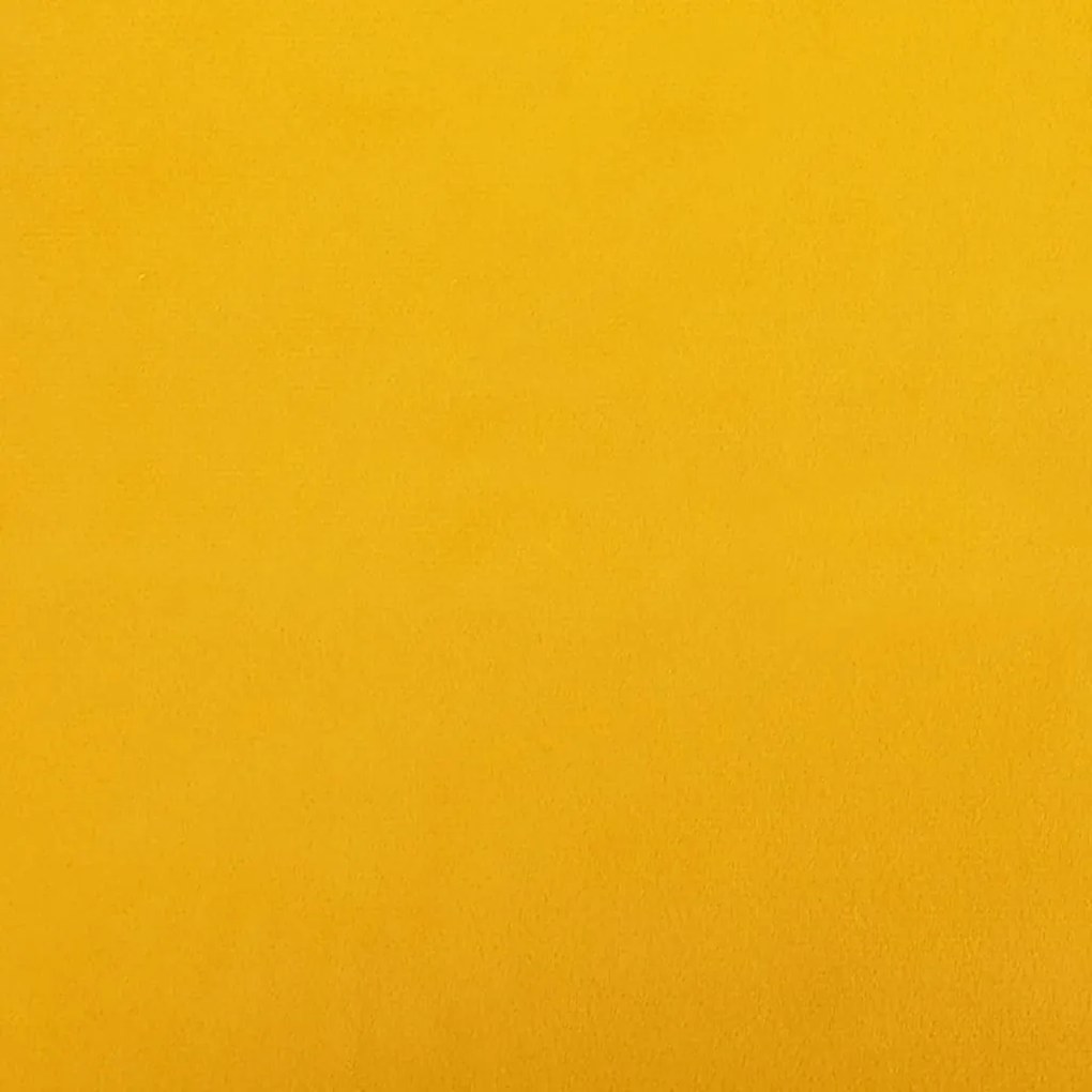 sárga bársonyfotel 63 x 76 x 80 cm