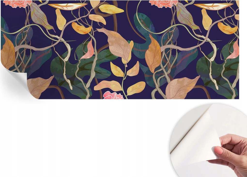 Fotótapéta Fali tapéta Hálószobába és Nappaliba Növényi elegancia 250x104