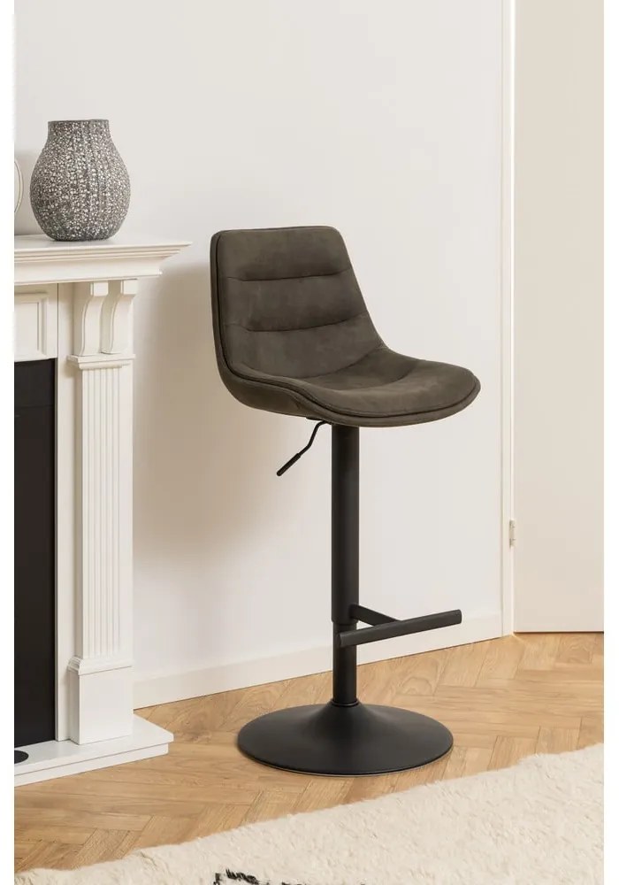 Sötétzöld állítható magasságú bárszék (ülésmagasság 86 cm) Adisa – Actona