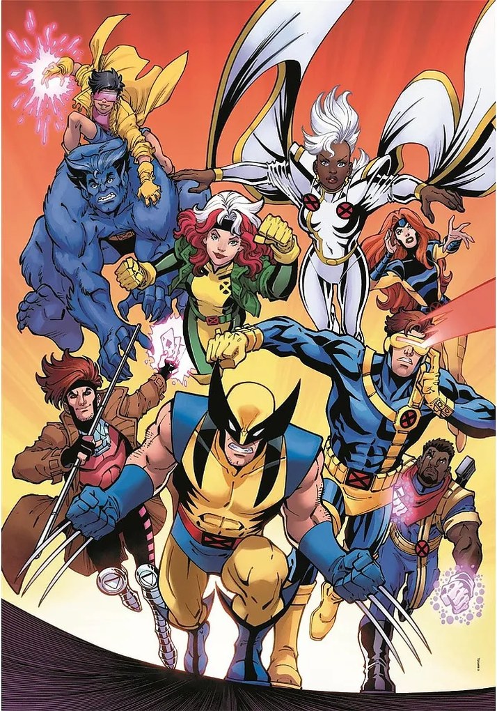 X-men Attack 1000 db-os Compact puzzle Clementoni