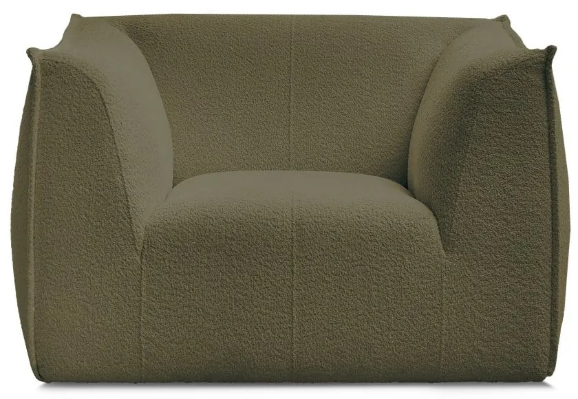 Zöld buklé fotel Giorgia – Bobochic Paris