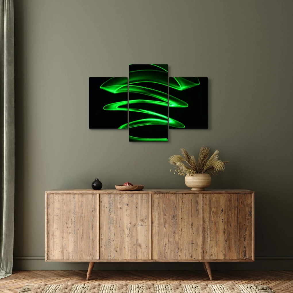 Kép - neonhullámok (90x60 cm)