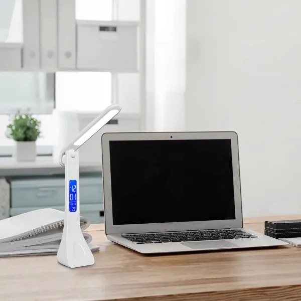 Rabalux 74042 - AMATO LED asztali lámpa, 7W, 5V, 4000K, fehér, dimmelhető