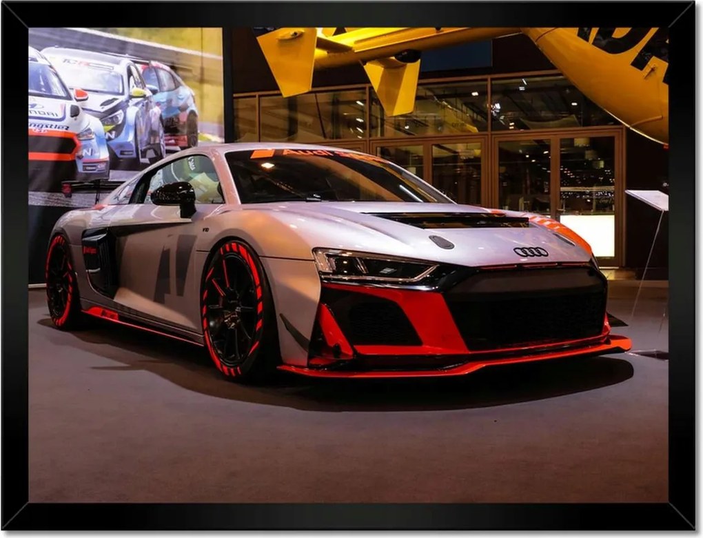Poszterek keretben 40x30 Sport Audi V10 Auto