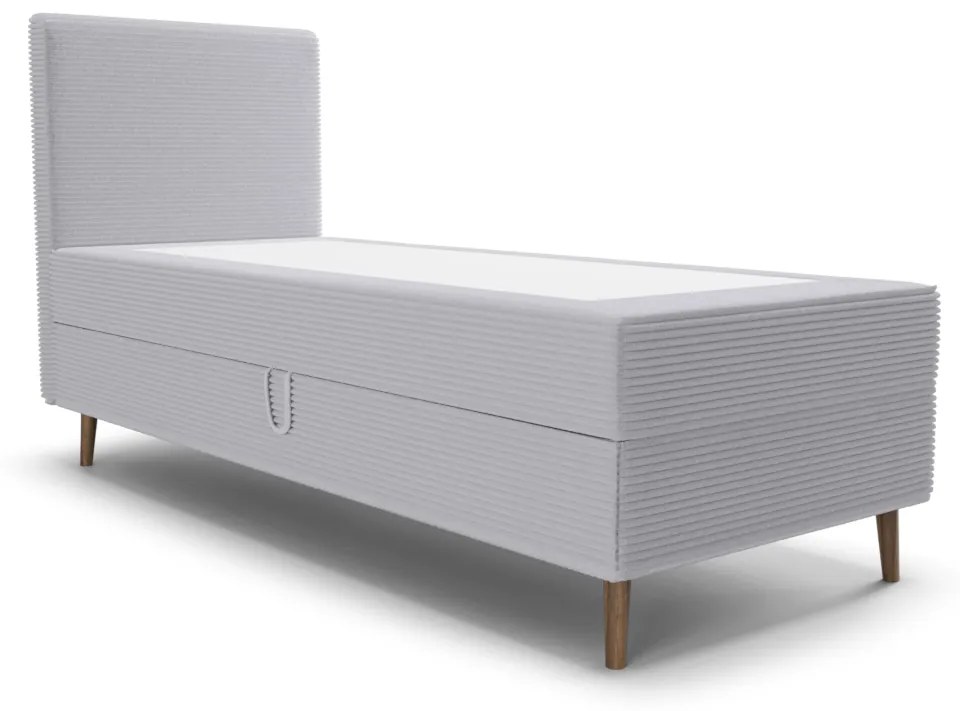 RANA comfort kárpitozott boxspring ágy, 90x200, poso 110, balos