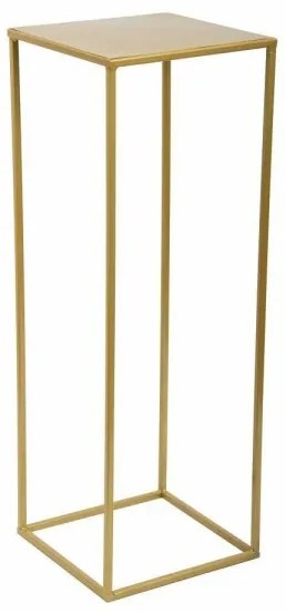 Virágállvány 70x24 cm arany színben