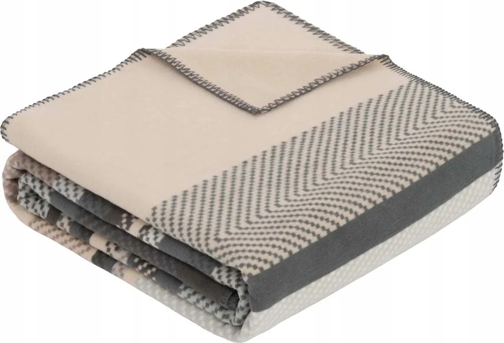 Ibena Pamut takaró 140 cm x 200 cm bézs