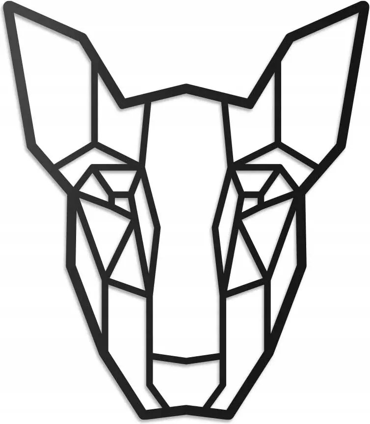 Pitbul Geometrikus fali dekoráció kép 60cm