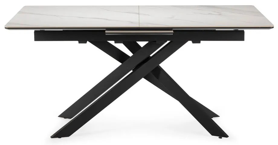 Bővíthető étkezőasztal kerámia asztallappal, hosszabbító asztallappal 89,5x160 cm Belma – Marckeric