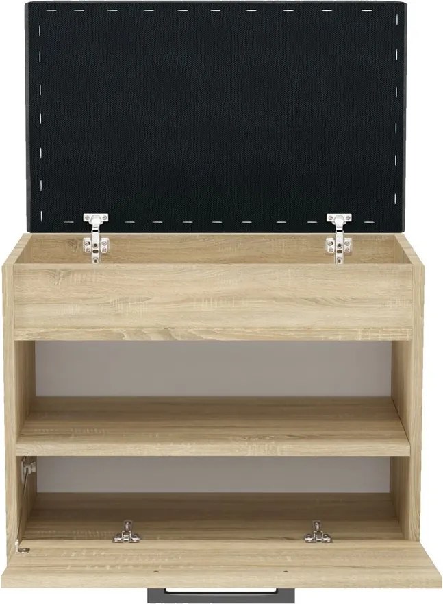 Parma cipősszekrény üléssel és tárolóval, sonoma