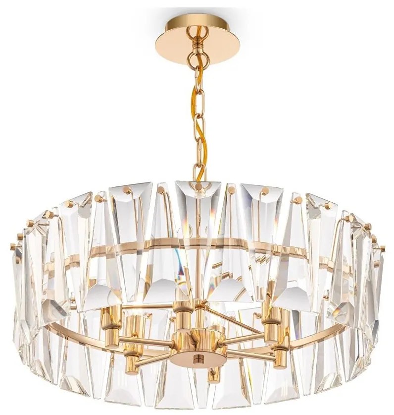 Maytoni MOD043PL-06G - Csillár láncon PUNTES 6xE14/60W/230V arany