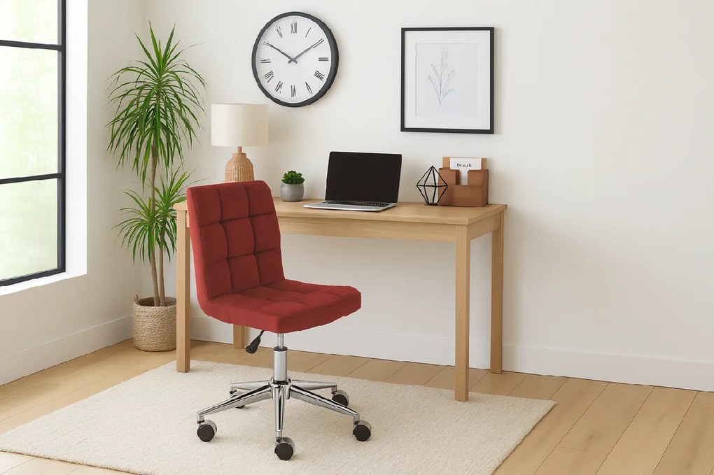 Bordó irodai szék Q-020 VELVET