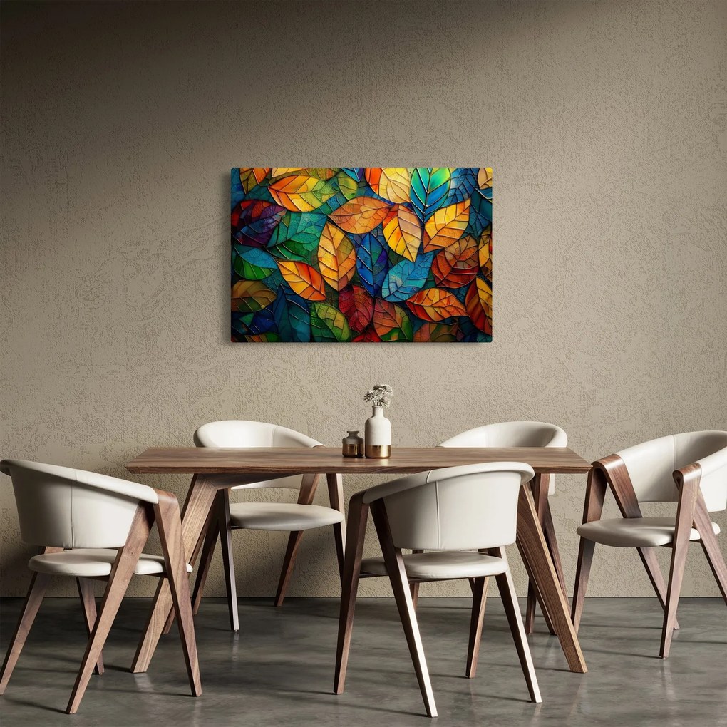 Kép - Levélmozaik (90x60 cm)