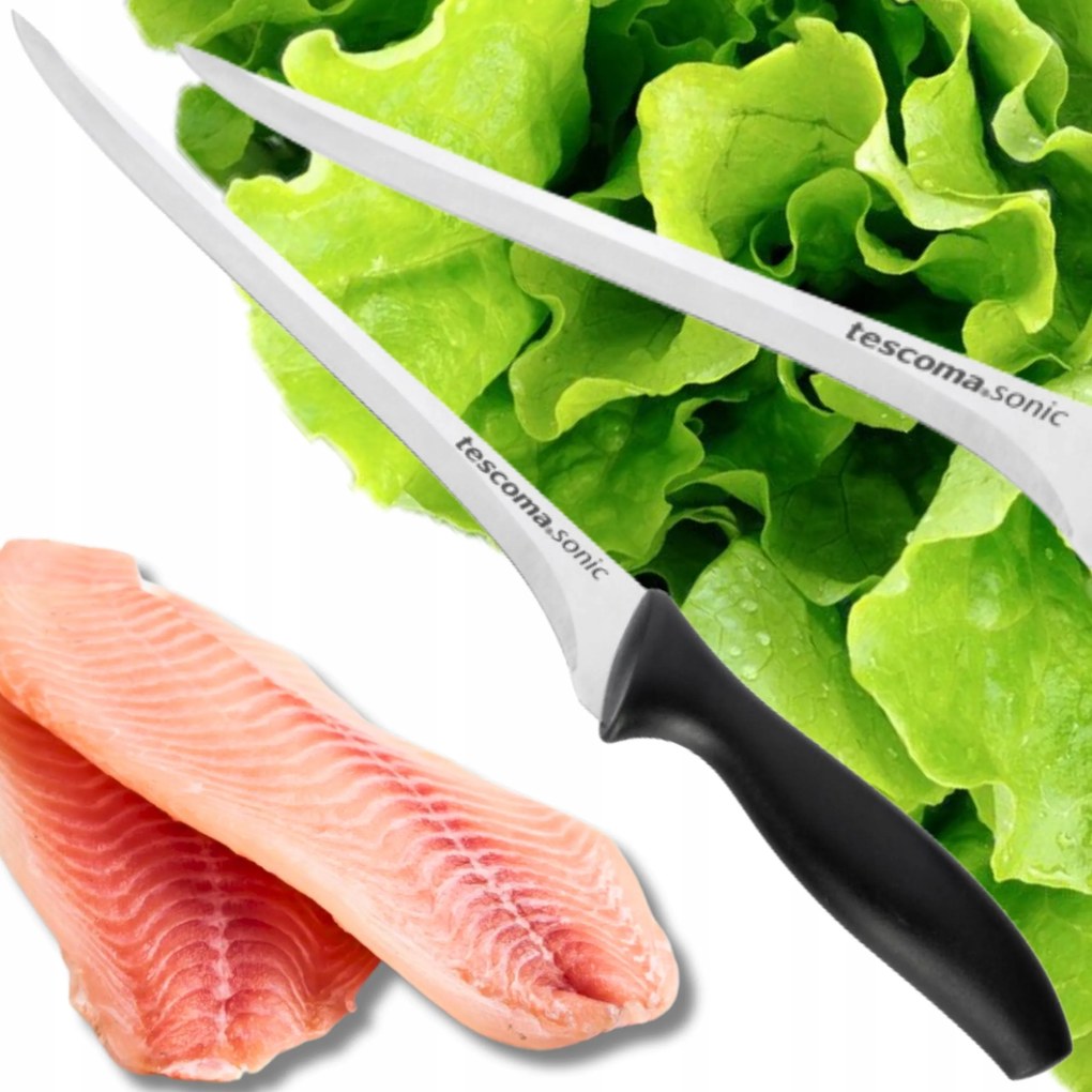 Halfiléző Kés Húsvágó Univerzális Konyhai Kés Tescoma Sonic 18CM