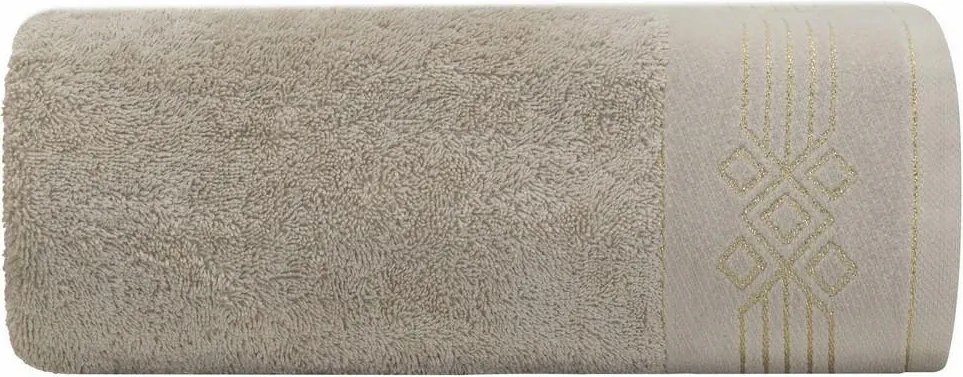 Kamela törölköző 50x90 bézs frottír 520g/m2