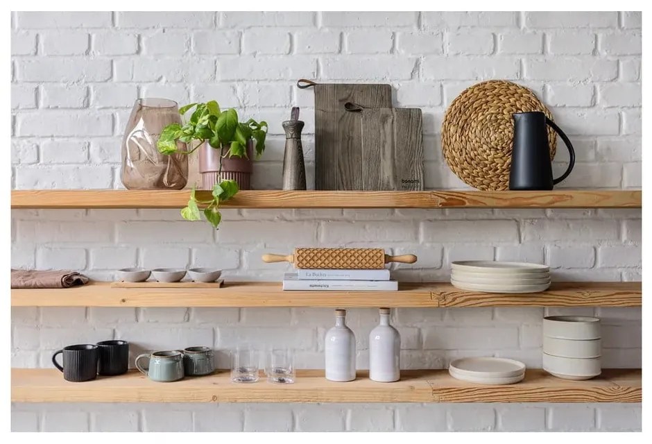 Fa vágódeszka készlet szeleteléshez 2 db-os – Bonami Selection