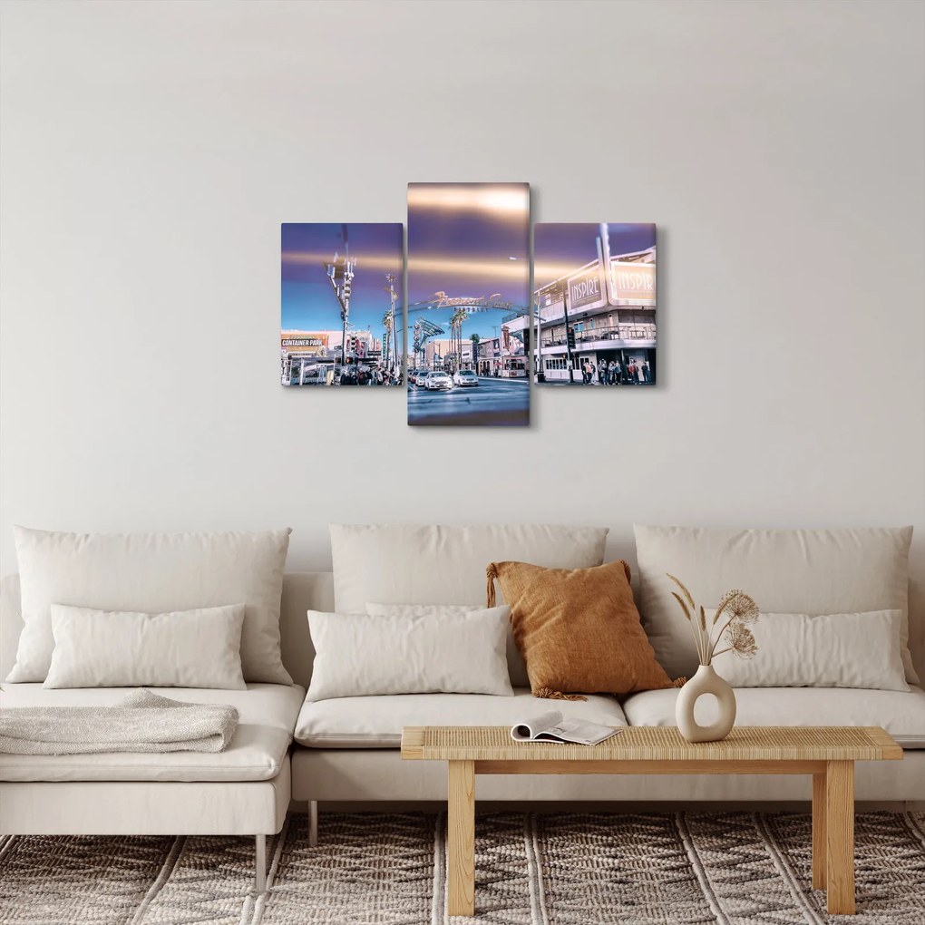 Kép egy utcáról Las Vegasban (90x60 cm)
