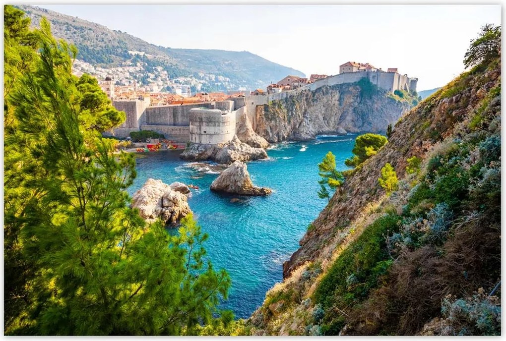 Poszterek 120x80 Kilátás a Lovrijenac erődből