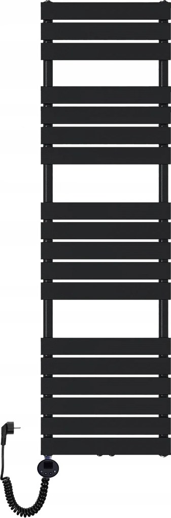 Fürdőszobai létraradiátor elektromos Mila 1800x500 900W fekete