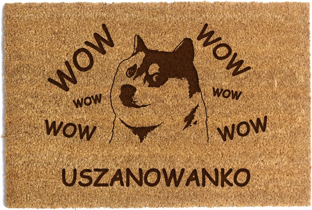 Lábtörlő Ajtó Alá "kutya" 60x90cm